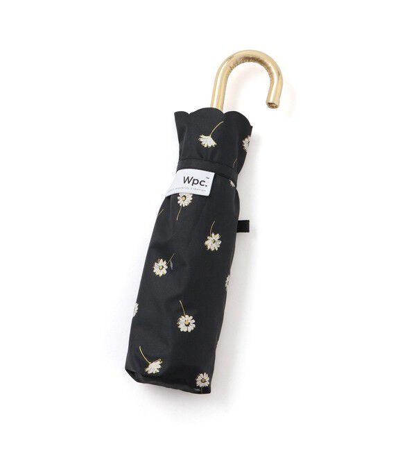 ROPE PICNIC PASSAGE「【Wpc.】【晴雨兼用・遮光】ゴールドラインマーガレット折りたたみ日傘」|傘|