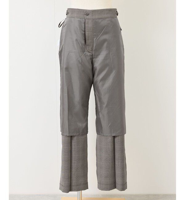 Rope&rsquo;Picnic「【UVカット・速乾】【リネンライク・シリーズ】ピンタックワイドスラックスパンツ/セットアップ対応」|チノ|