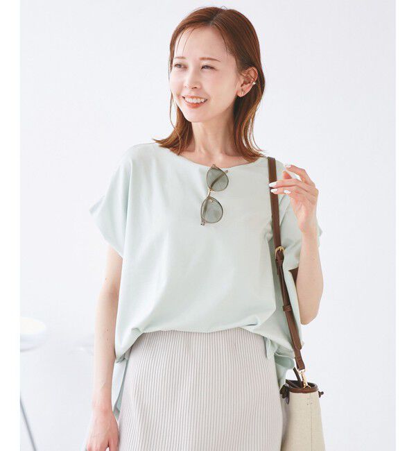 Rope&rsquo;Picnic「マルチファンクション二の腕すっきり見えカットトップス」|Tシャツ・カットソー|