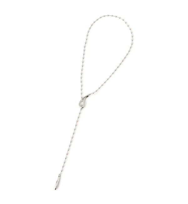 ROPE PICNIC PASSAGE「デザインボールチェーンＹ字ショートネックレス」|ネックレス|