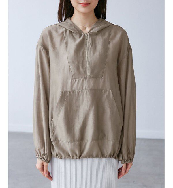 Rope&rsquo;Picnic「【emur/エミュール】エアリーローンアノラックパーカー」|ブルゾン・スタジャン|