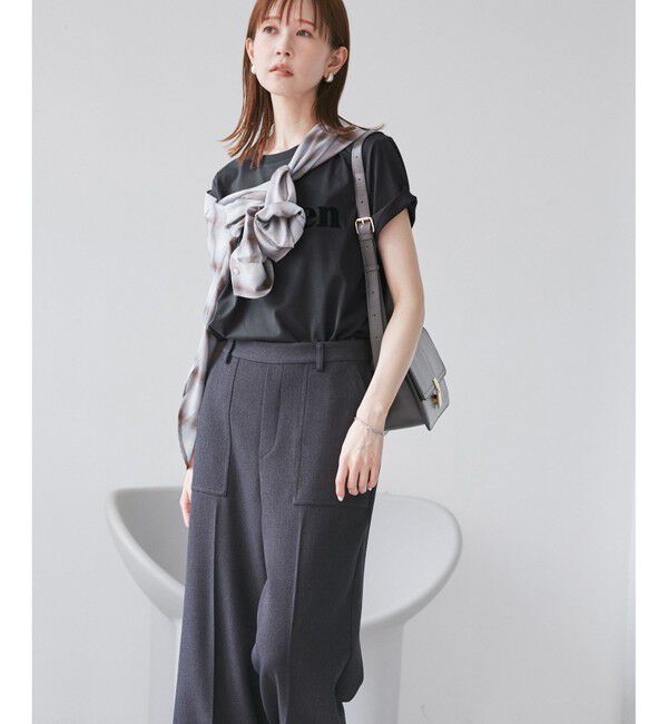 Rope&rsquo;Picnic「【UVカット・接触冷感・汗染み加工】フロッキーロゴTシャツ」|Tシャツ・カットソー|