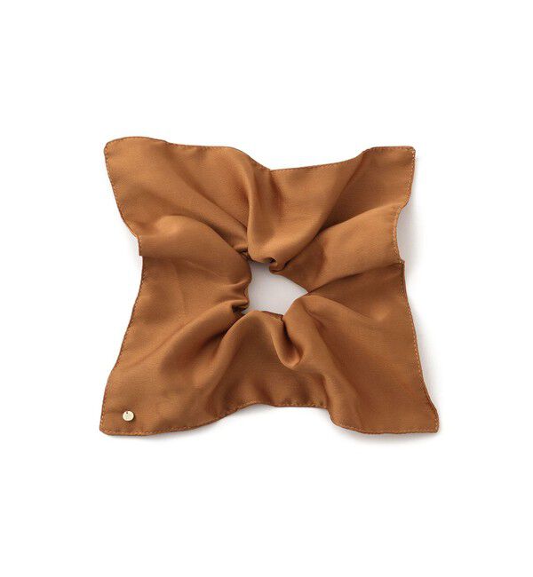 ROPE PICNIC PASSAGE「チャーム付きサテンボリュームスクエアシュシュ」|ヘアゴム・シュシュ|