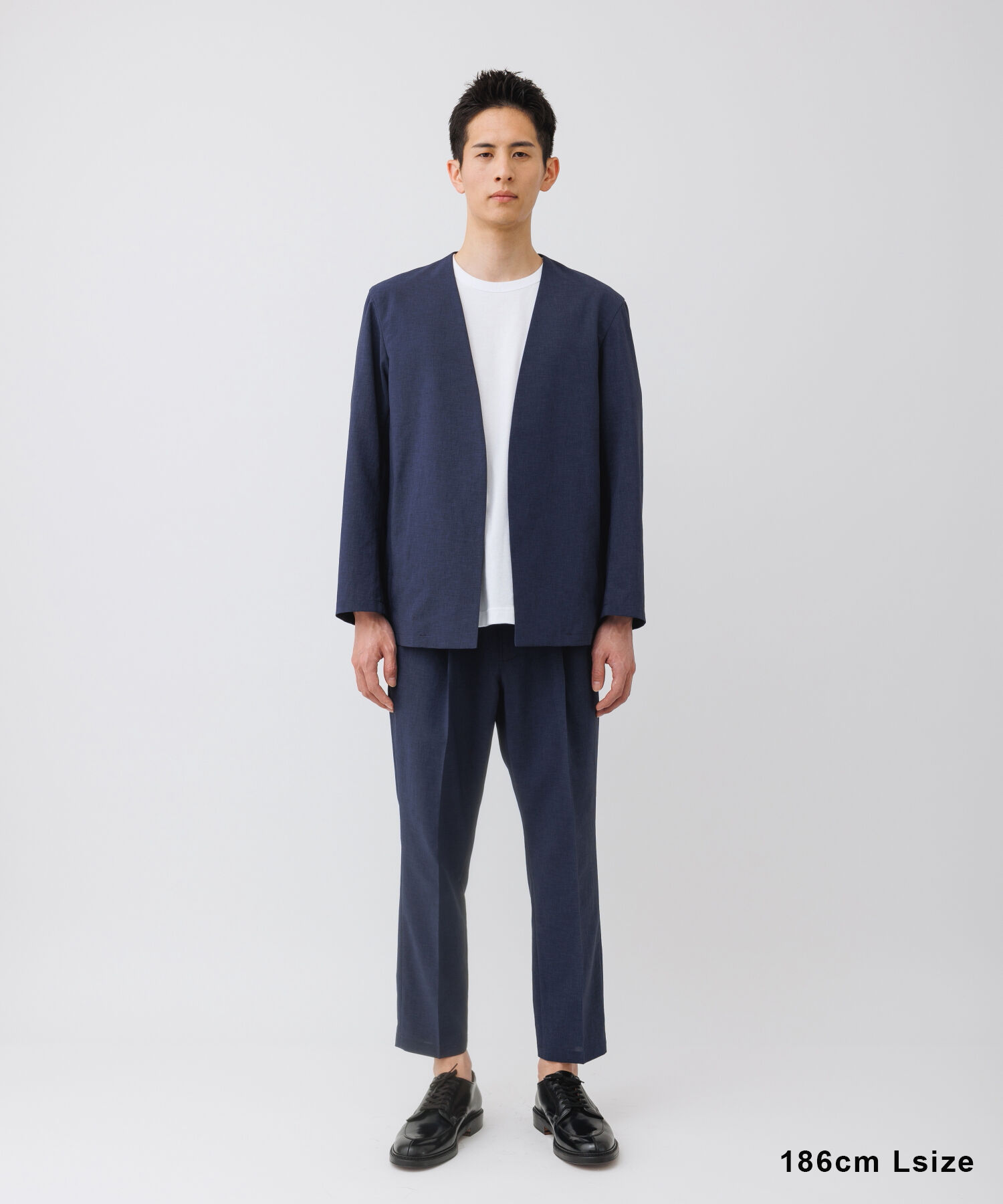 ADAM ET ROPE'「【RIRANCHA/リランチェ】ノーカラージャケット セットアップ / 速乾 / 冷感 / イージーケア / ユニセックス」|スーツ|