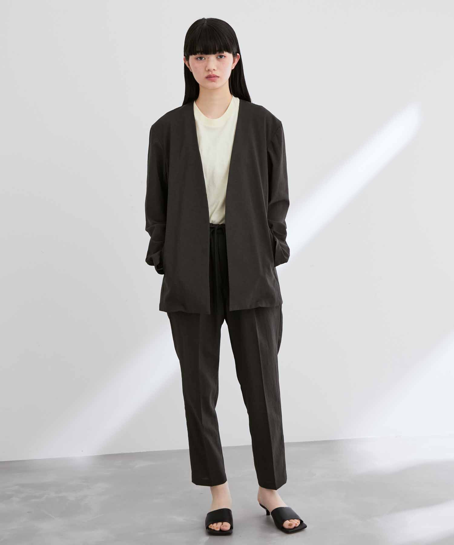 ADAM ET ROPE'「【RIRANCHA/リランチェ】ノーカラージャケット セットアップ / 速乾 / 冷感 / イージーケア / ユニセックス」|スーツ|