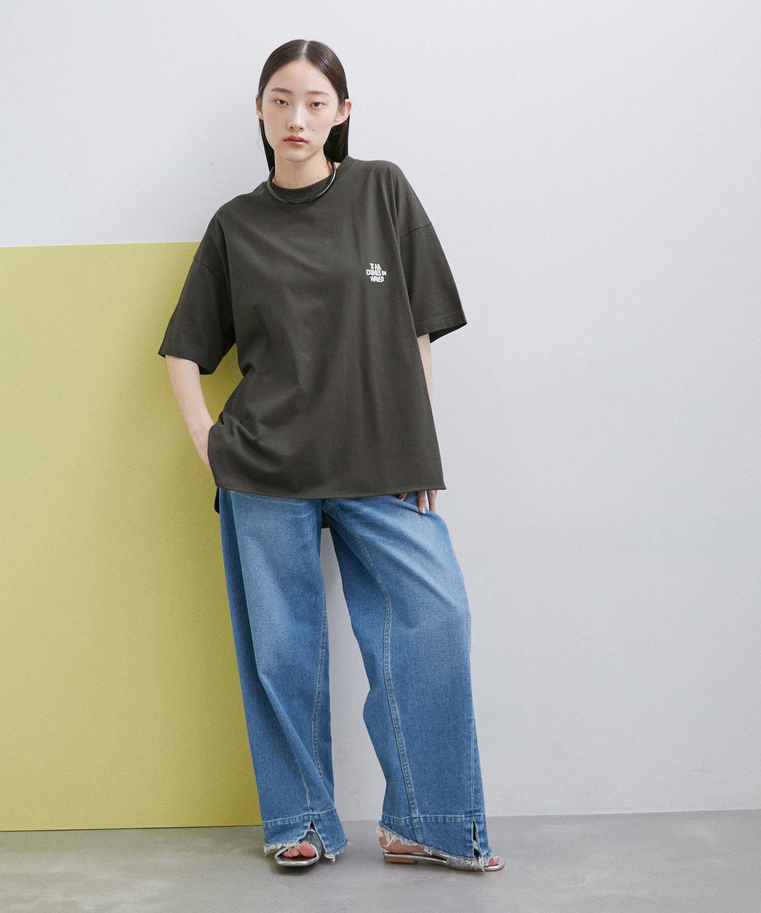 ADAM ET ROPE'「【WEB限定】PACIFIC TEE」|Tシャツ・カットソー|