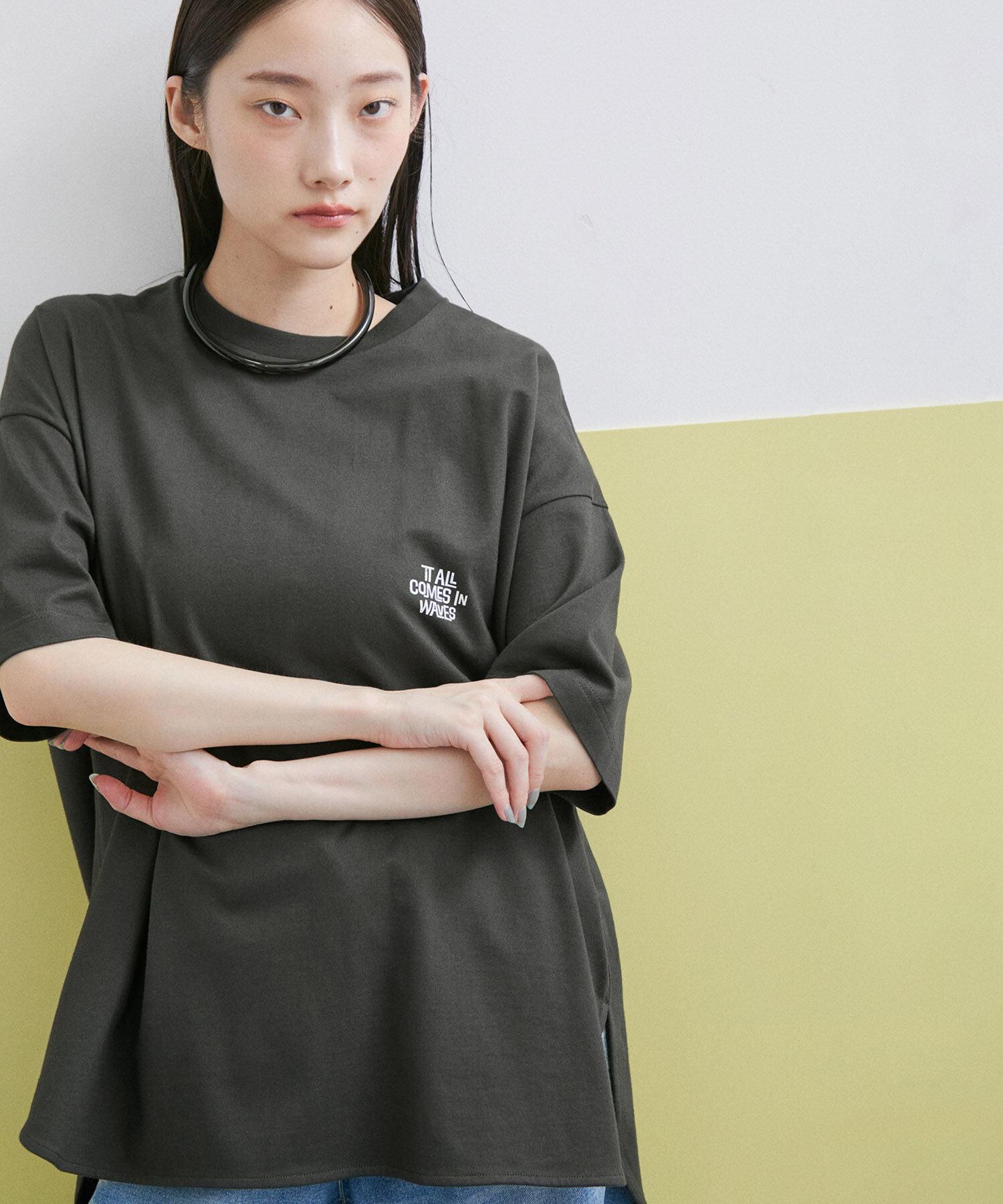 ADAM ET ROPE'「【WEB限定】PACIFIC TEE」|Tシャツ・カットソー|