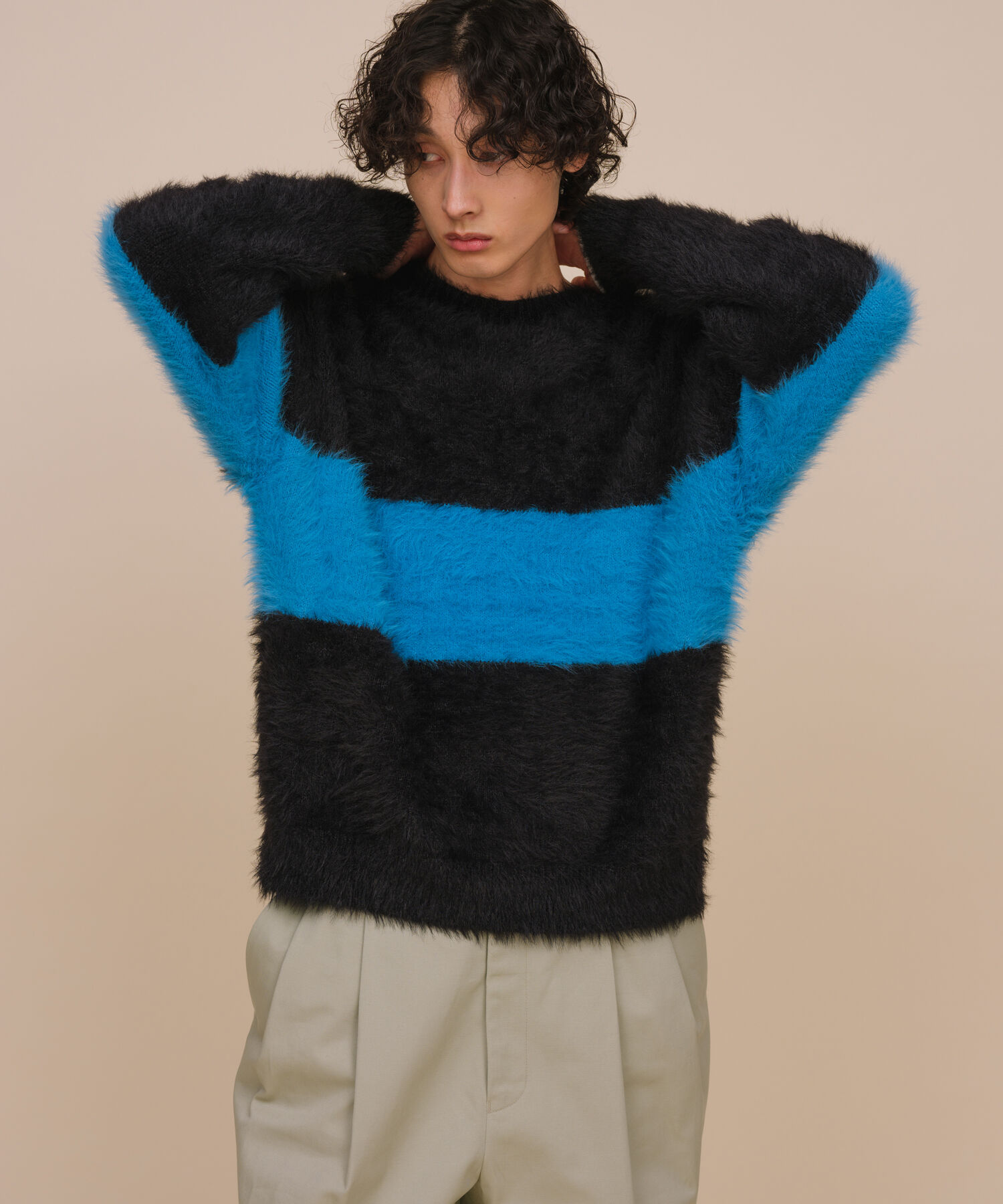 ADAM ET ROPE'「オーバーサイズ モンスター シャギー ニット / ユニセックス」|ニット・セーター|