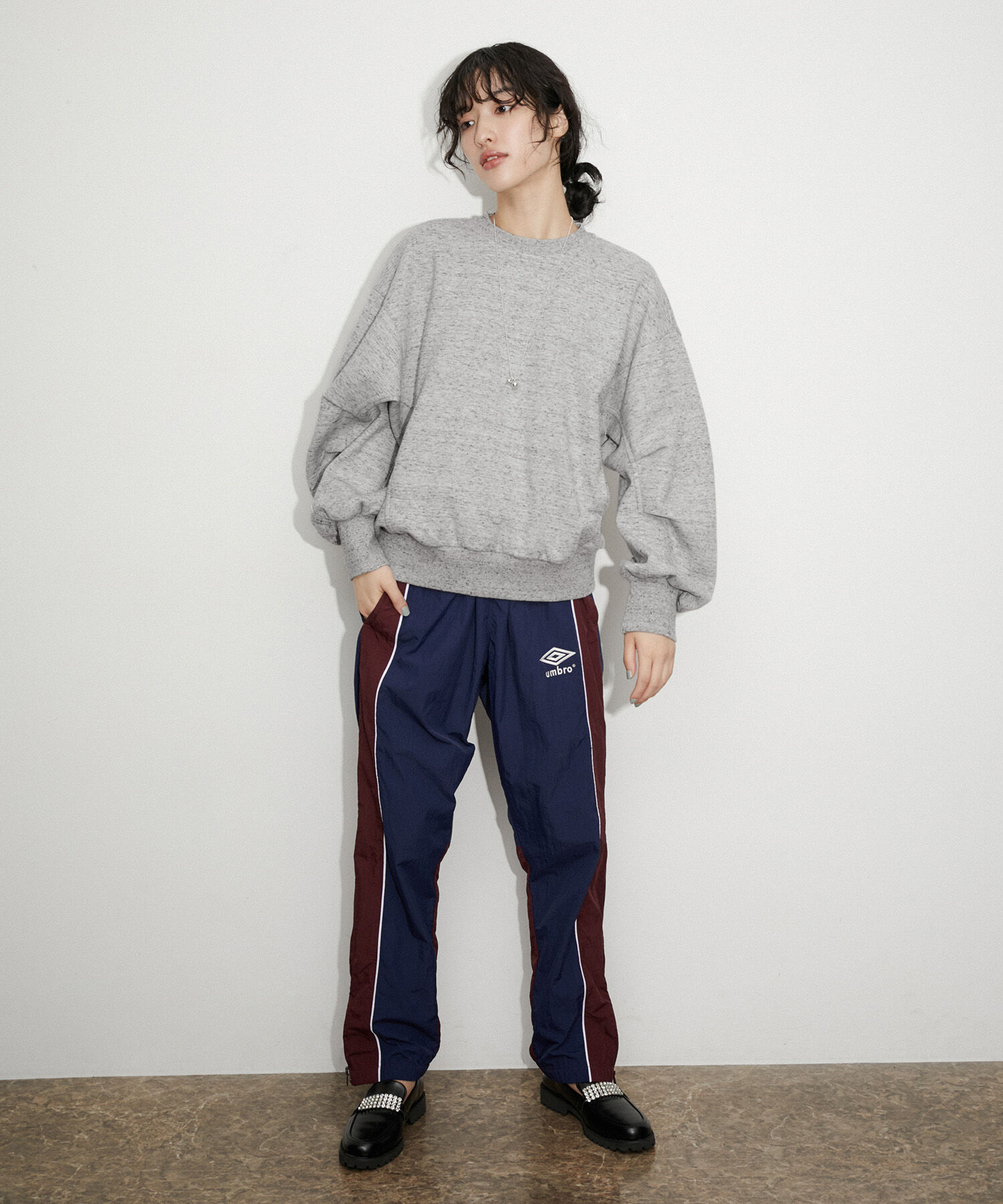 ADAM ET ROPE'「【サステナブル】ホックジャージプルオーバー」|Tシャツ・カットソー|