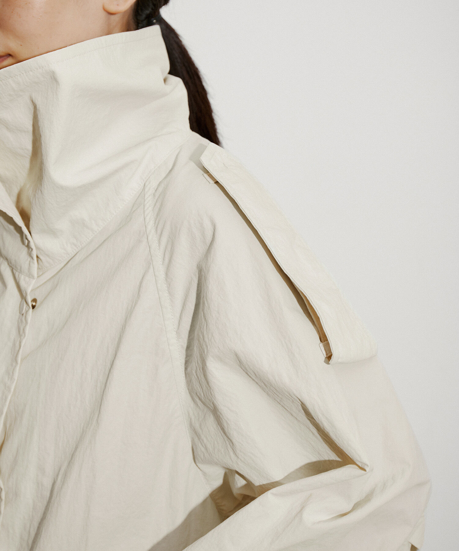 ADAM ET ROPE'「【サステナブル】スタンドカラーブルゾン」|ブルゾン・スタジャン|