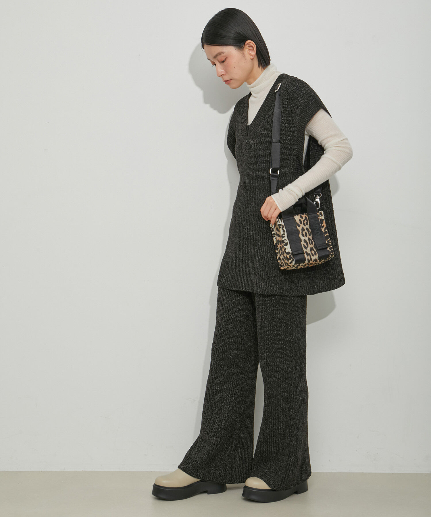 ADAM ET ROPE'「【GANNI for ADAM ET ROPE'】Recycled tech Mini Tote」|トートバッグ|