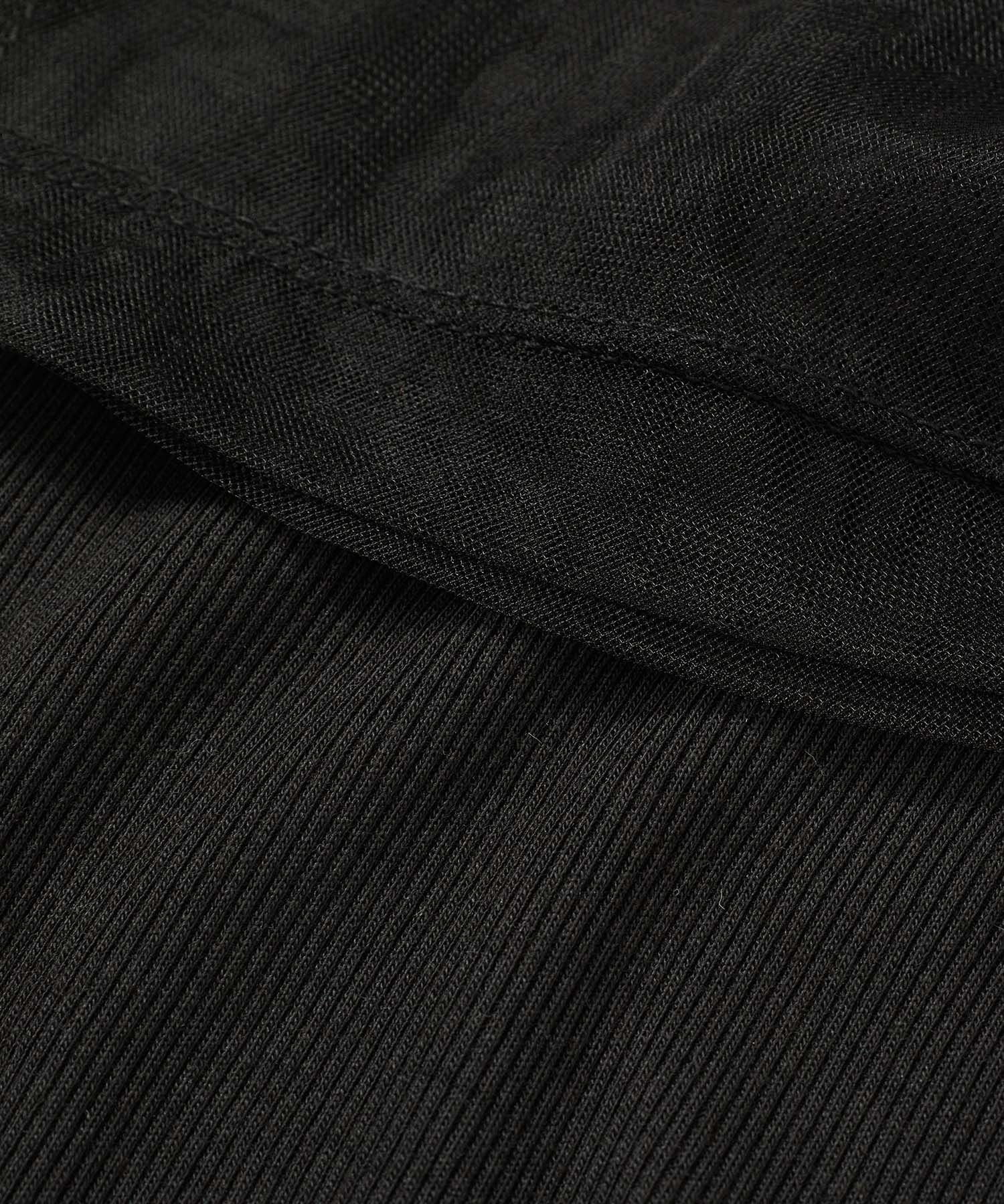 ADAM ET ROPE'「【サステナブル】チュールフリルTEE」|Tシャツ・カットソー|