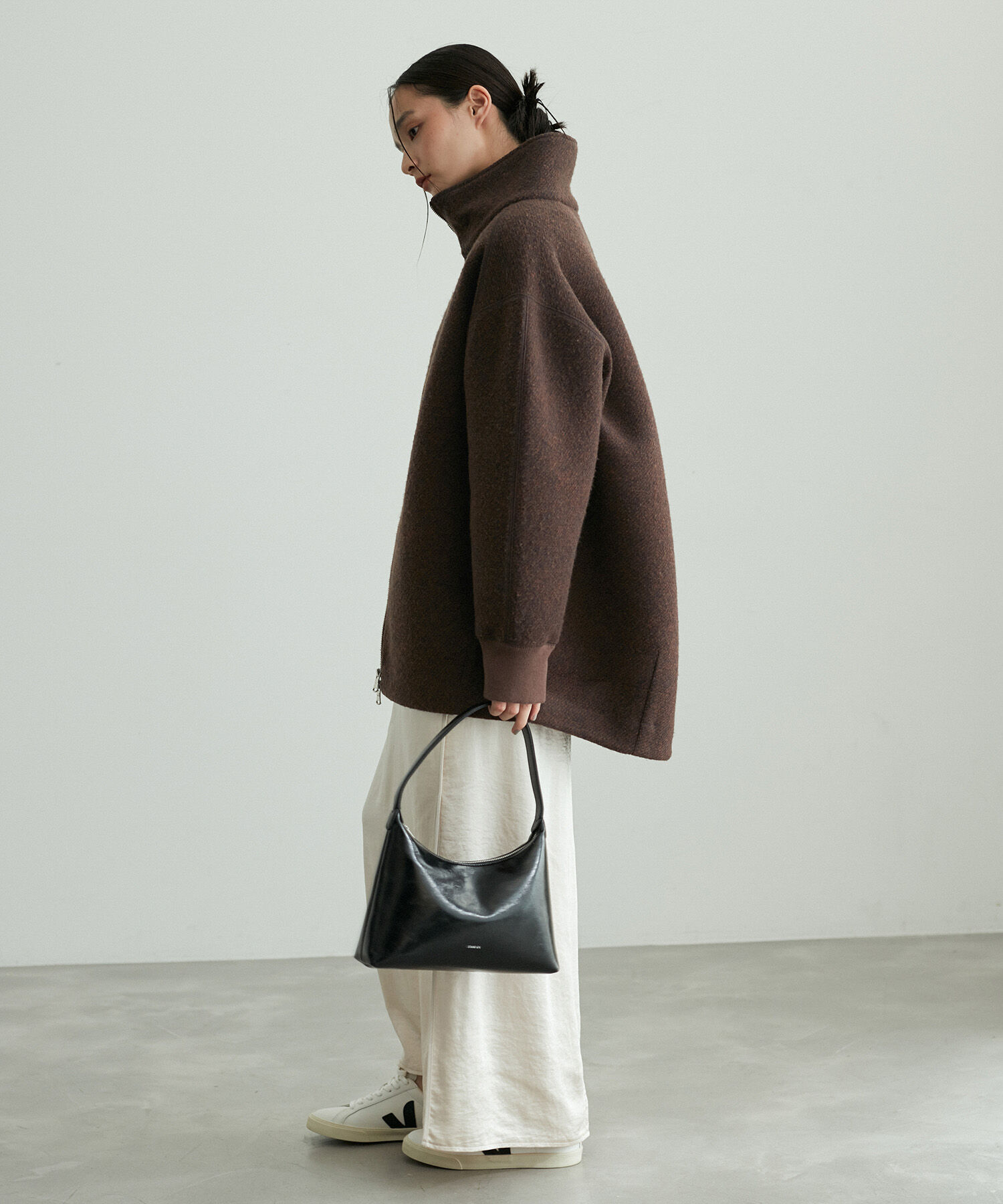 ADAM ET ROPE'「【サステナブル】ツイードボンディングコーディガン」|その他|