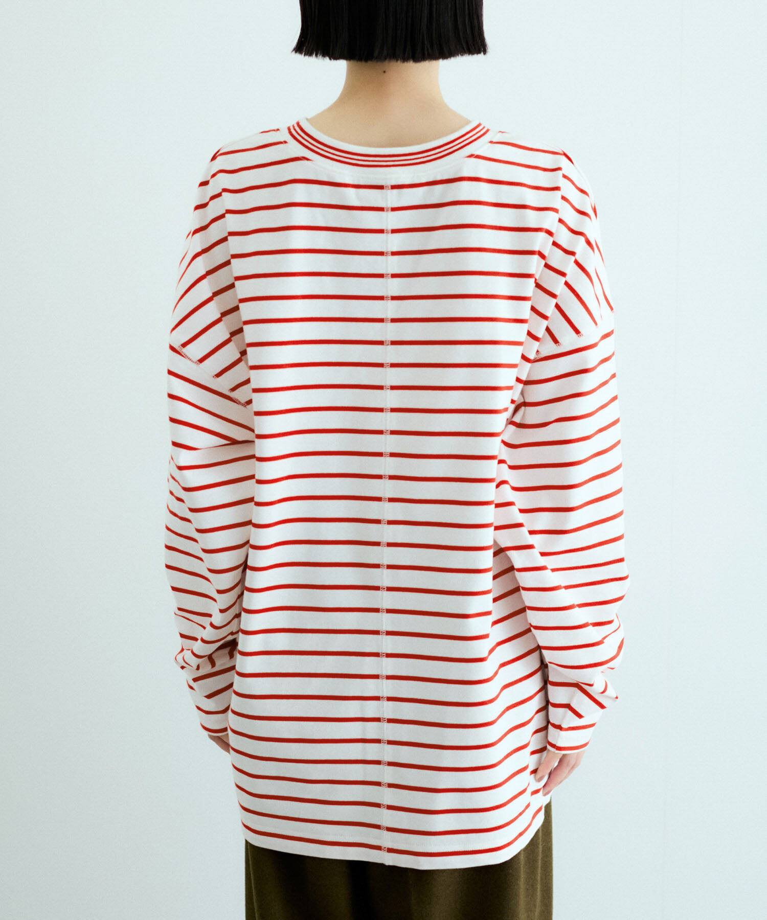 ADAM ET ROPE'「ボーダー2WAYロンTEE」|Tシャツ・カットソー|