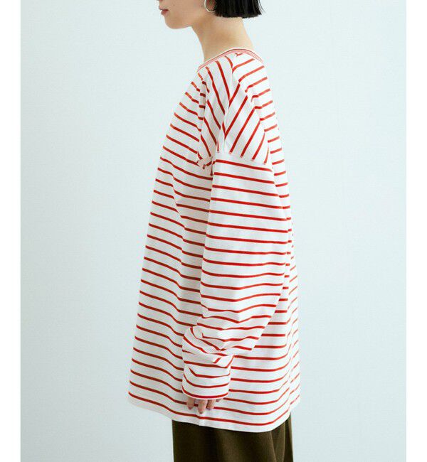 ADAM ET ROPE'「ボーダー2WAYロンTEE」|Tシャツ・カットソー|