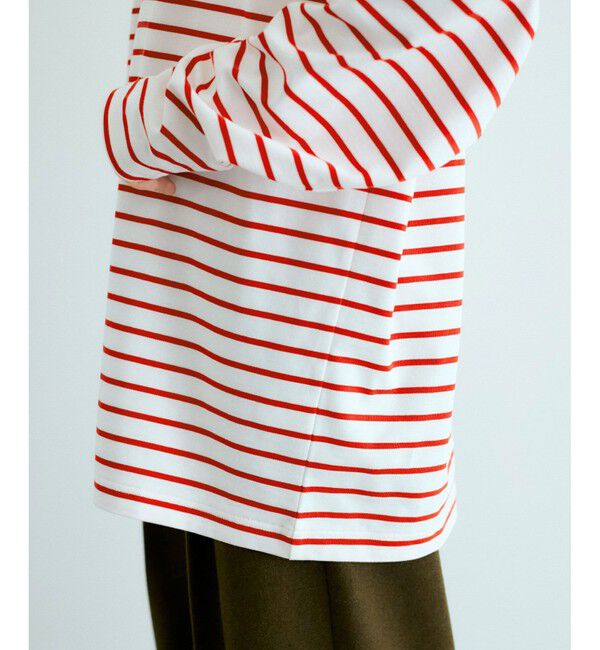 ADAM ET ROPE'「ボーダー2WAYロンTEE」|Tシャツ・カットソー|