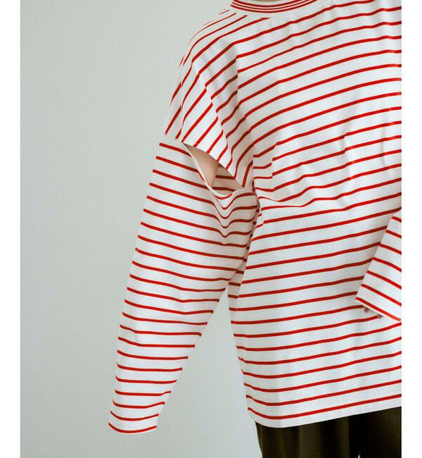 ADAM ET ROPE'「ボーダー2WAYロンTEE」|Tシャツ・カットソー|