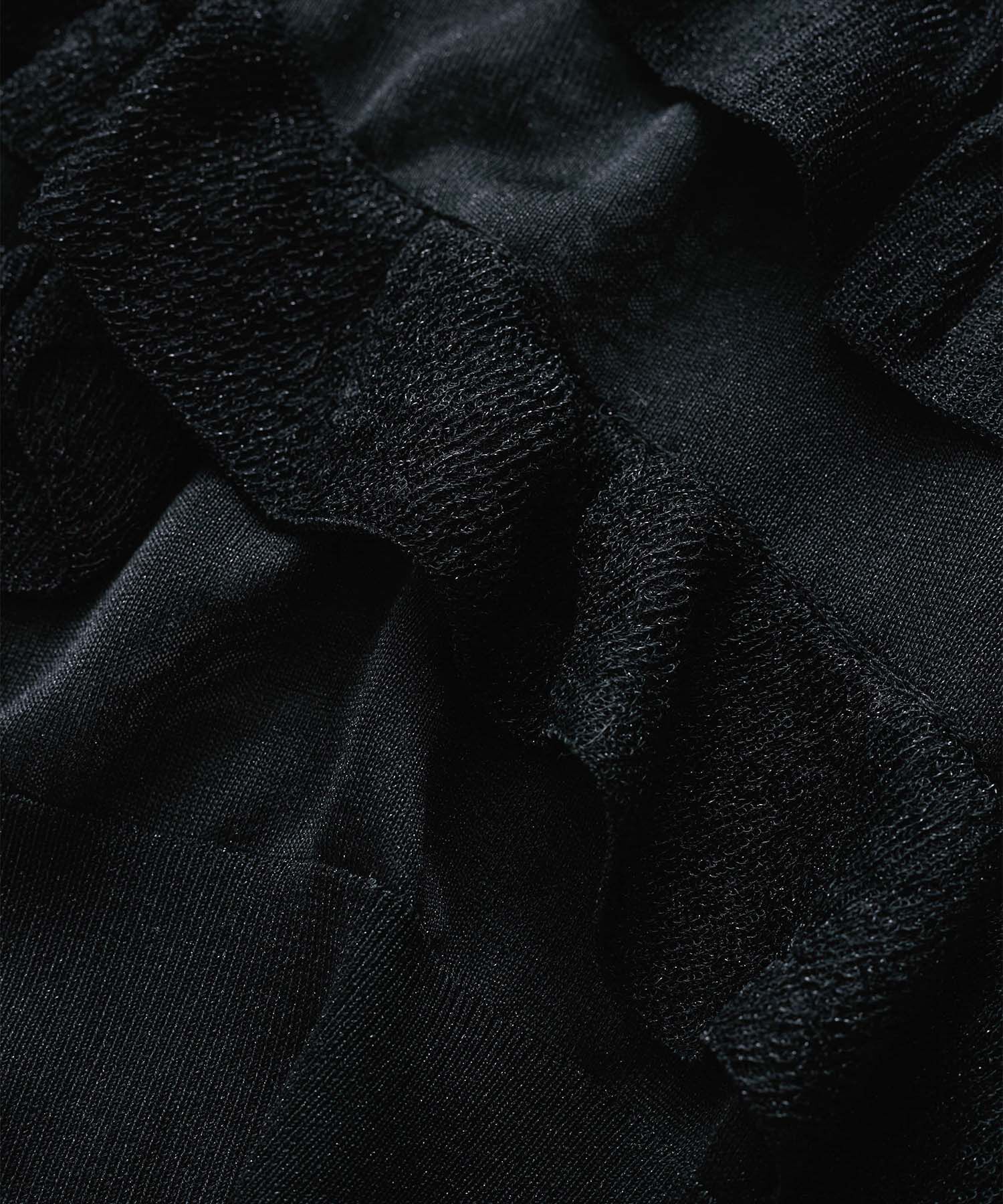 ADAM ET ROPE'「シアーラメフリルプルオーバー」|Tシャツ・カットソー|