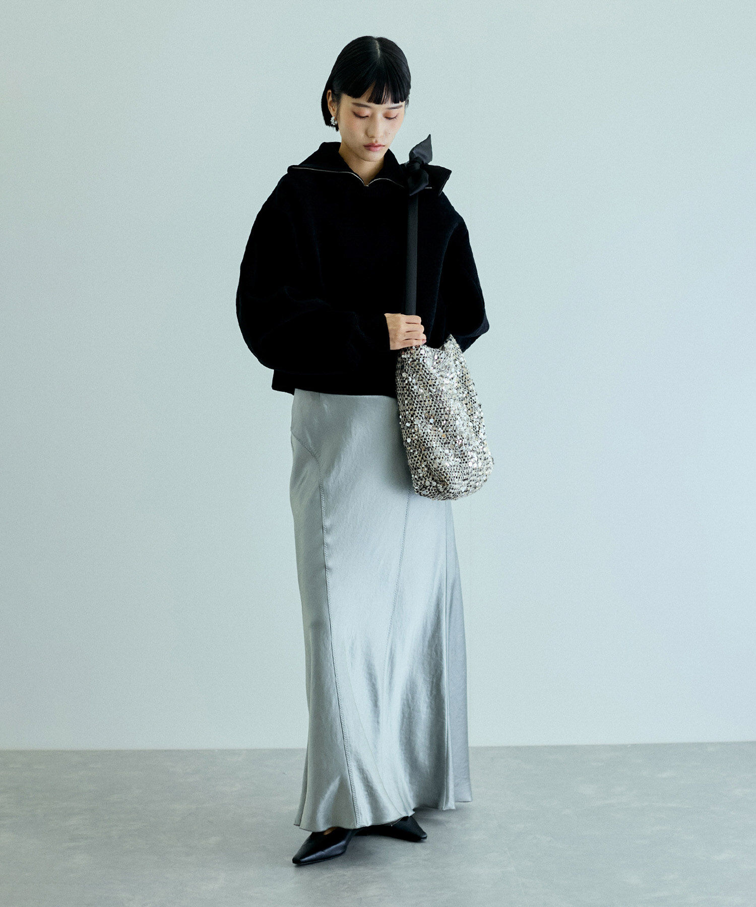 ADAM ET ROPE'「【サステナブル】スパンコールショルダーバッグ」|ショルダー・メッセンジャー|