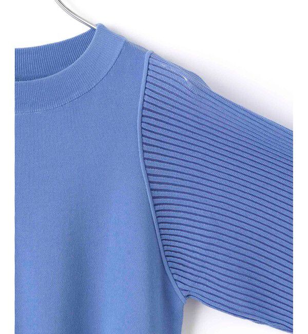 ADAM ET ROPE'「【WEB限定】パフスリーブニットプルオーバー」|Tシャツ・カットソー|