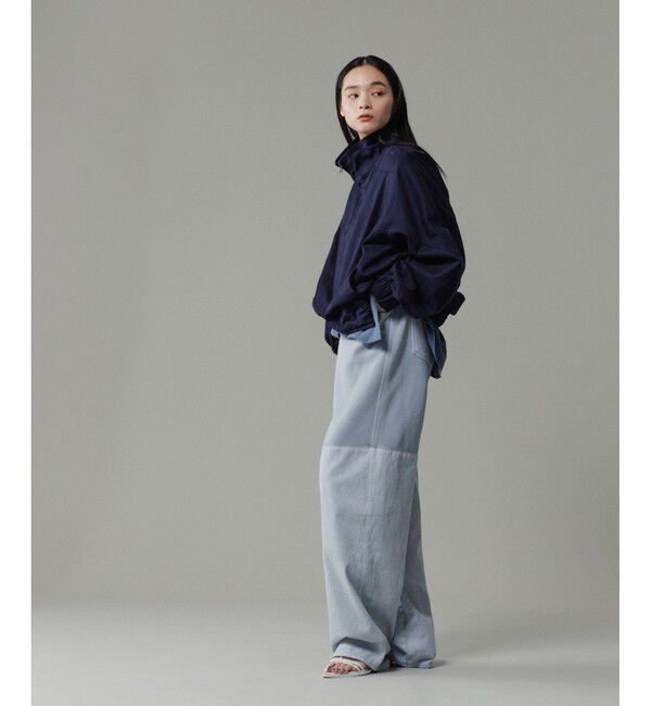 ADAM ET ROPE'「《定番》【小松マテーレ】スエード スタンドカラー ブルゾン / ユニセックス」|ブルゾン・スタジャン|