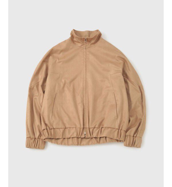 ADAM ET ROPE'「《定番》【小松マテーレ】スエード スタンドカラー ブルゾン / ユニセックス」|ブルゾン・スタジャン|