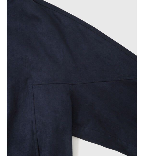 ADAM ET ROPE'「《定番》【小松マテーレ】スエード スタンドカラー ブルゾン / ユニセックス」|ブルゾン・スタジャン|