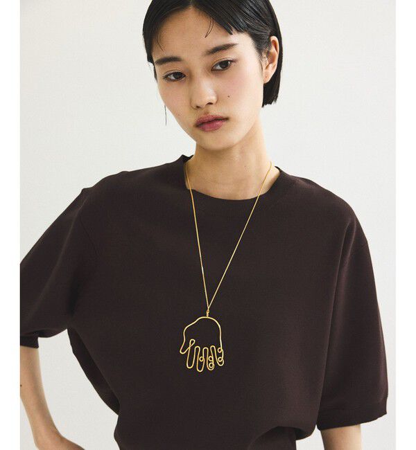 ADAM ET ROPE'「ウォッシャブルフォルムニットT」|ニット・セーター|