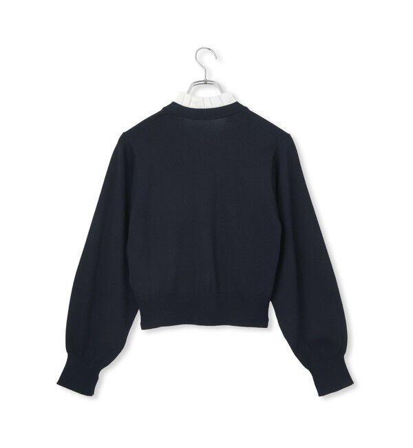 ADAM ET ROPE'「【WEB限定】フリルカラーカーディガン」|カーディガン|