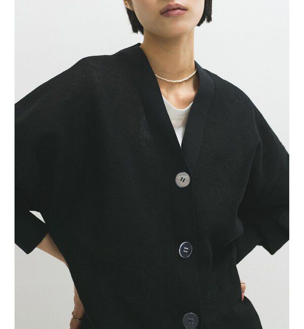 ADAM ET ROPE'「JACQUARDカーディガン」|カーディガン|