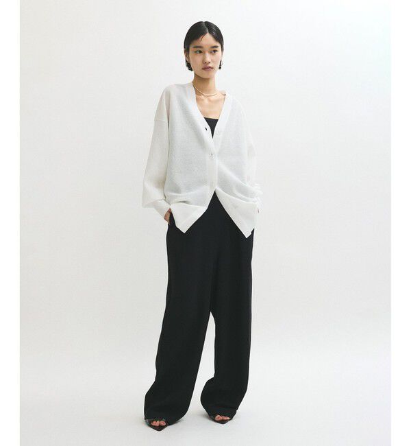 ADAM ET ROPE'「JACQUARDカーディガン」|カーディガン|