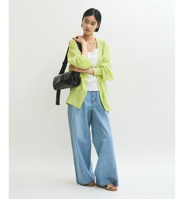 ADAM ET ROPE'「JACQUARDカーディガン」|カーディガン|