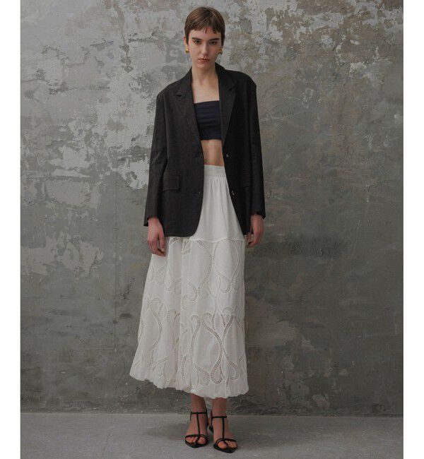 ADAM ET ROPE'「【EMOELLE】ドロストシャツジャケット」|テーラードジャケット|