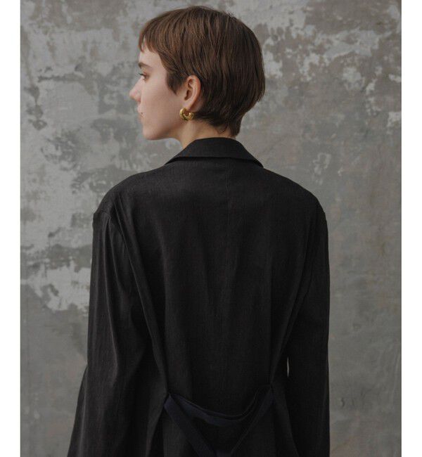 ADAM ET ROPE'「【EMOELLE】ドロストシャツジャケット」|テーラードジャケット|