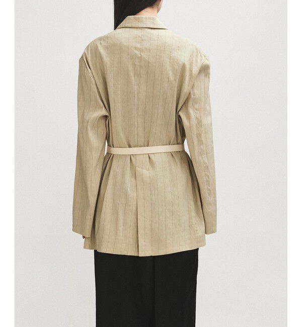 ADAM ET ROPE'「【EMOELLE】ドロストシャツジャケット」|テーラードジャケット|