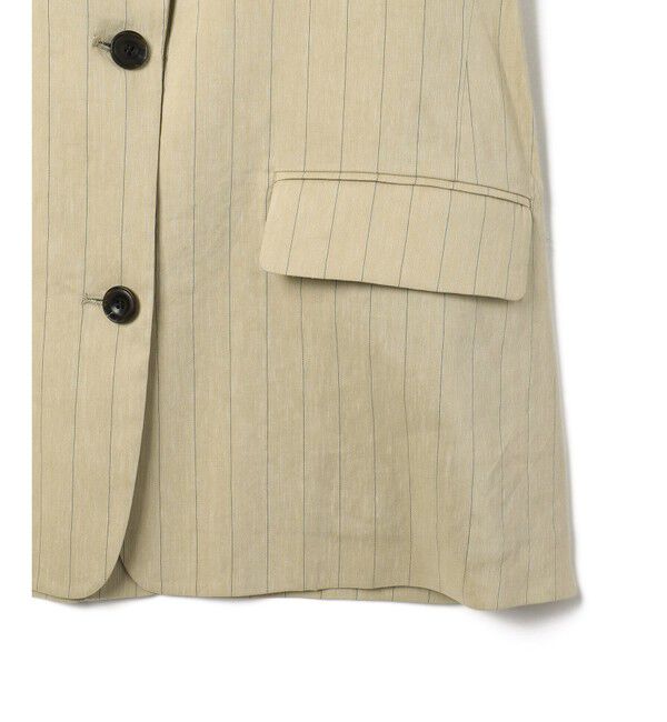 ADAM ET ROPE'「【EMOELLE】ドロストシャツジャケット」|テーラードジャケット|