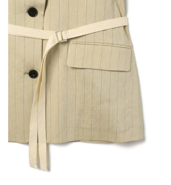 ADAM ET ROPE'「【EMOELLE】ドロストシャツジャケット」|テーラードジャケット|