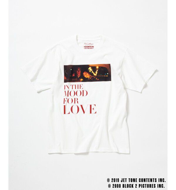 ADAM ET ROPE'「【花様年華 25周年 &times; 10Culture for ADAM ET ROPE'】IN THE MOOD FOR LOVE TEE」|Tシャツ・カットソー|