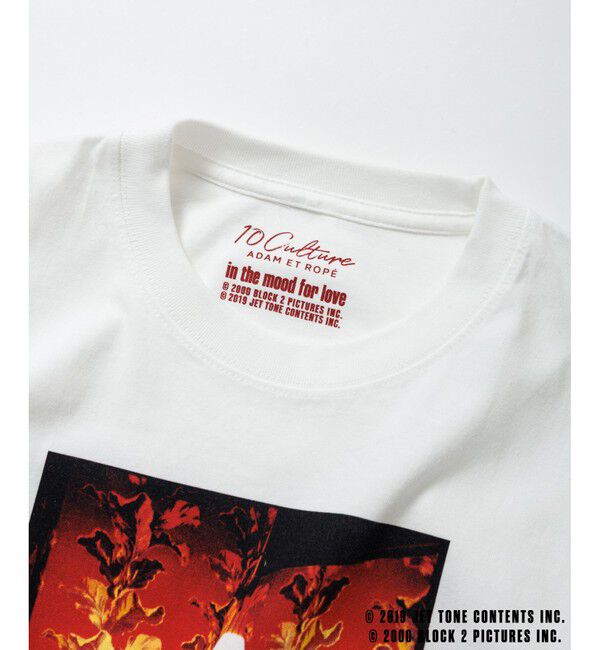 ADAM ET ROPE'「【花様年華 25周年 &times; 10Culture for ADAM ET ROPE'】IN THE MOOD FOR LOVE TEE」|Tシャツ・カットソー|