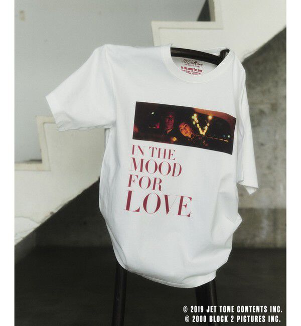 ADAM ET ROPE'「【花様年華 25周年 &times; 10Culture for ADAM ET ROPE'】IN THE MOOD FOR LOVE TEE」|Tシャツ・カットソー|ホワイト系(12)