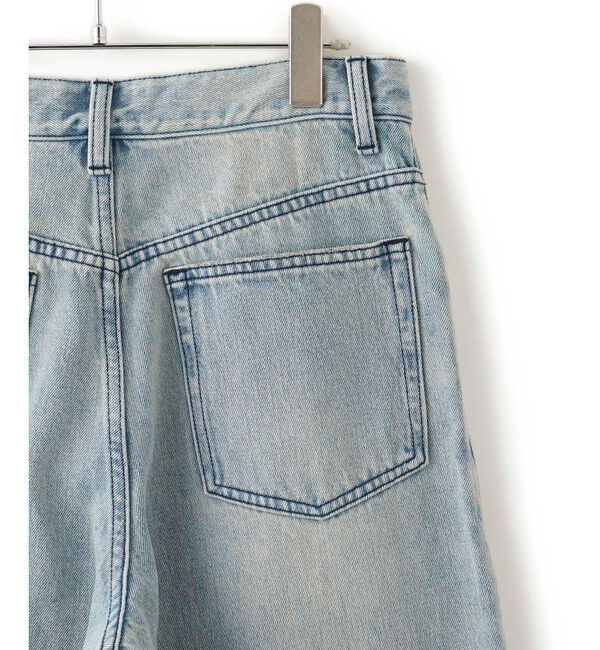 ADAM ET ROPE'「【WEB限定】ワイドストレートデニムパンツ」|デニム|