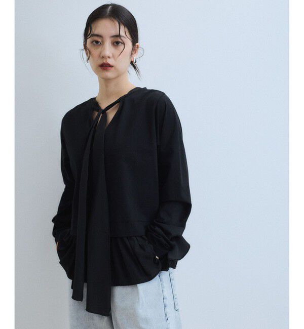 ADAM ET ROPE'「【WEB限定】2WAYバックリボントップス」|Tシャツ・カットソー|