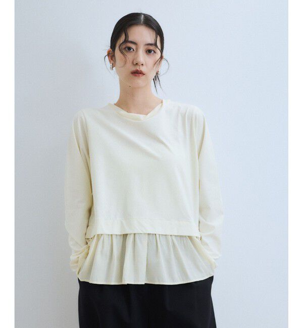 ADAM ET ROPE'「【WEB限定】2WAYバックリボントップス」|Tシャツ・カットソー|オフホワイト(15)