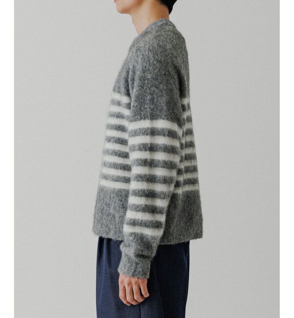 ADAM ET ROPE'「バスクボーダーニット」|ニット・セーター|