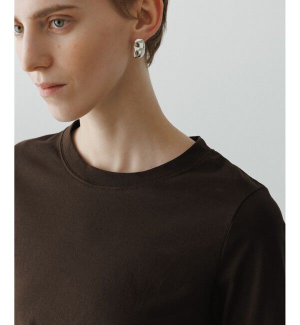 ADAM ET ROPE'「【EMOELLE】サイドシームレスロンT」|Tシャツ・カットソー|