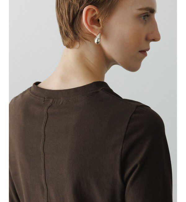 ADAM ET ROPE'「【EMOELLE】サイドシームレスロンT」|Tシャツ・カットソー|