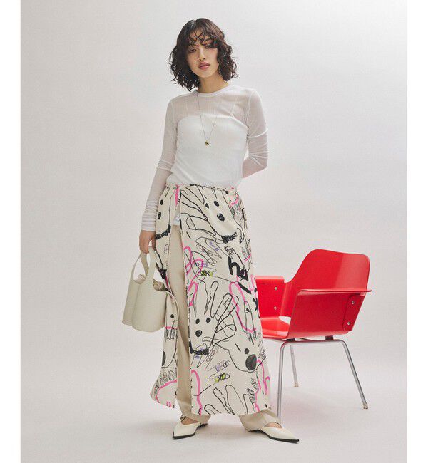 ADAM ET ROPE'「【サステナブル】ポーチセットハートバケットバッグ」|ハンドバッグ|