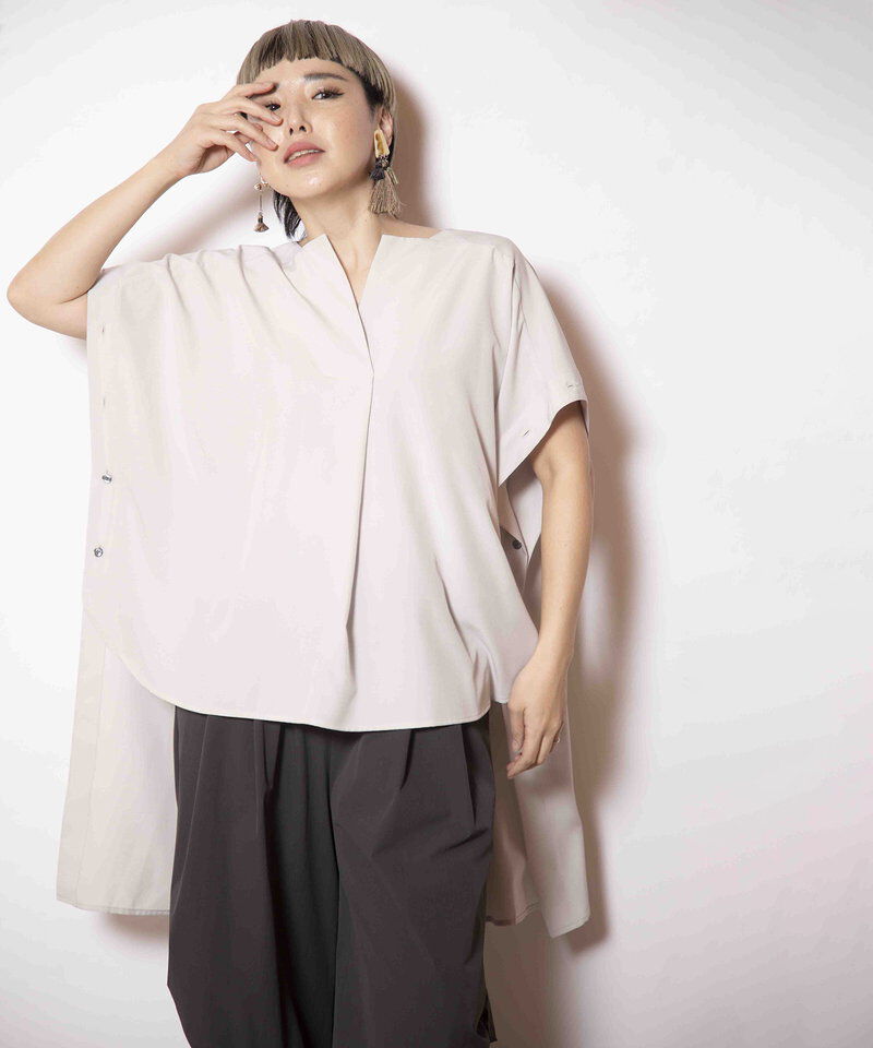  「3WAYショルダーボタンシャツ」|シャツ・ブラウス|
