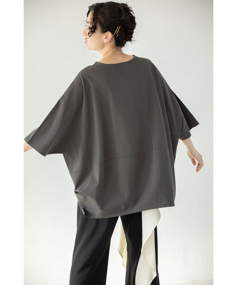  「バックロングコクーンプルオーバー」|Tシャツ・カットソー|