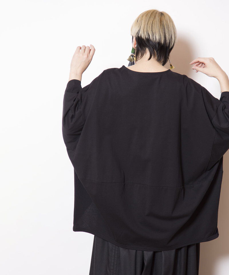  「バックロングコクーンプルオーバー」|Tシャツ・カットソー|